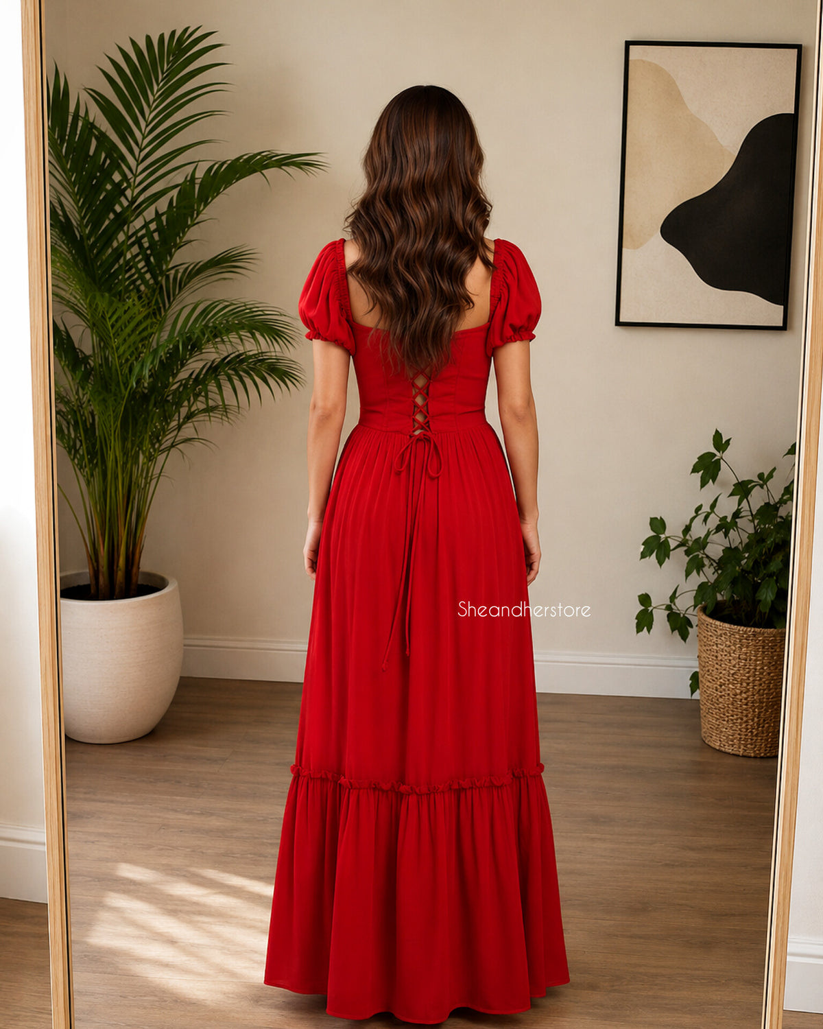 ROSETTA Corset Maxi Dress