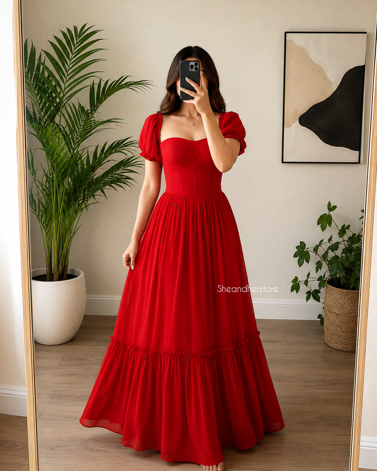 ROSETTA Corset Maxi Dress