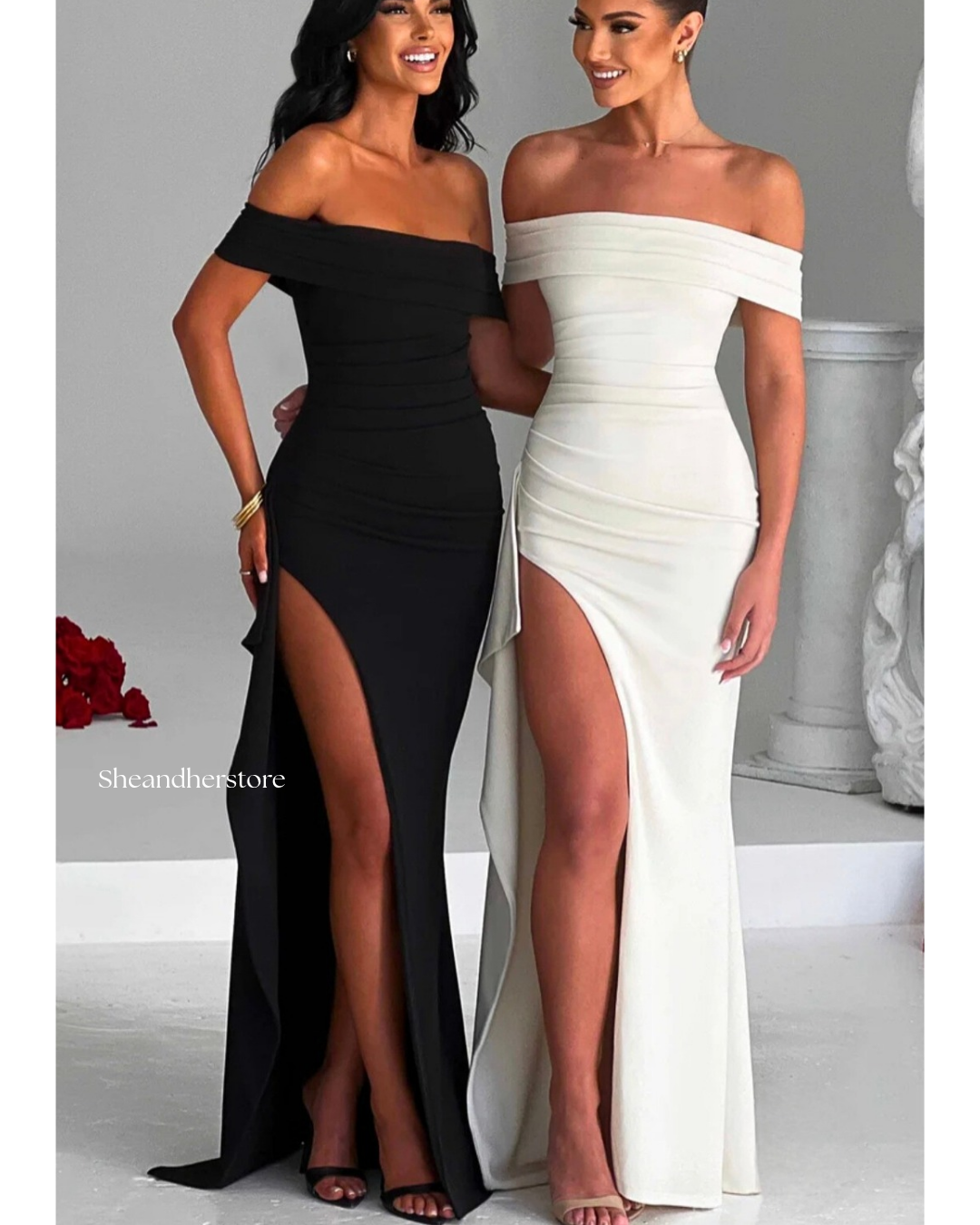 SABRINA Slit Maxi Dress